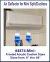 Air Deflector for Mini Split/Ductless Air System
