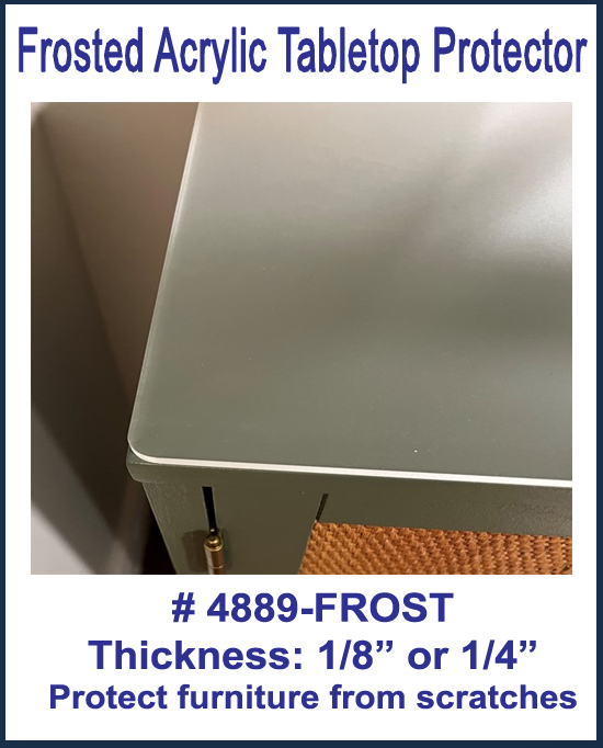 Frosted Acrylic Table Tops