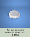 Rubber Bumpers, .5in. Outside Dimension x 0.60 Thick (.0625)