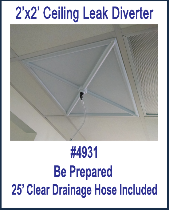 2'x2' Ceiling Tile Leak Diverter