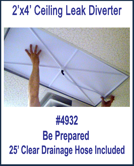 2'x4' Ceiling Leak Diverters | Ceiling Tile Leak | Inbrella – 1800ceiling