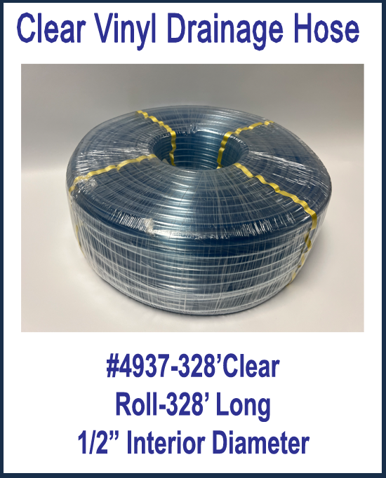 Clear PVC Tubing-328' Roll