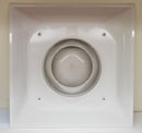 Stratus White Plastic PLAQUE Style 2'x2' Air Diffuser - 1800ceiling