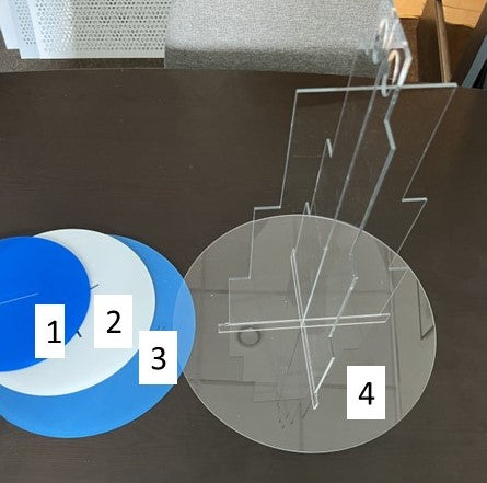 Cupcake 4 Tier Display - 1800ceiling