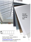 Makrolon, Clear Twin Wall, Elevator Lens, Fire Rated, Stock Sizes - 1800ceiling