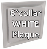 Stratus White Plastic PLAQUE Style 2'x2' Air Diffuser