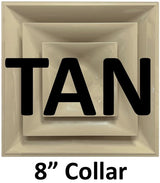 Stratus TAN Plastic 2'x2' Cone Air Diffuser