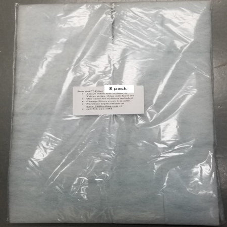 Replacement Filters for Filtered Air System-8pack - 1800ceiling
