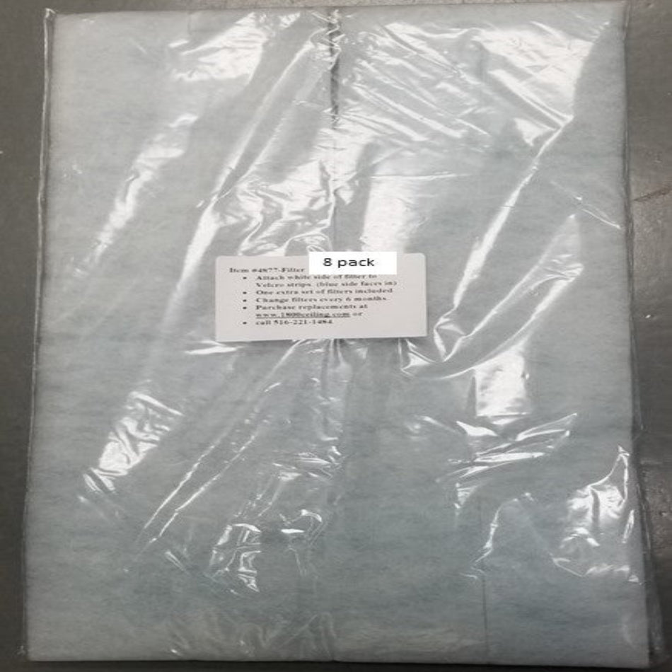 Replacement Filters for Filtered Air System-8pack - 1800ceiling