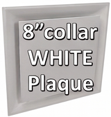 Stratus White Plastic PLAQUE Style 2'x2' Air Diffuser