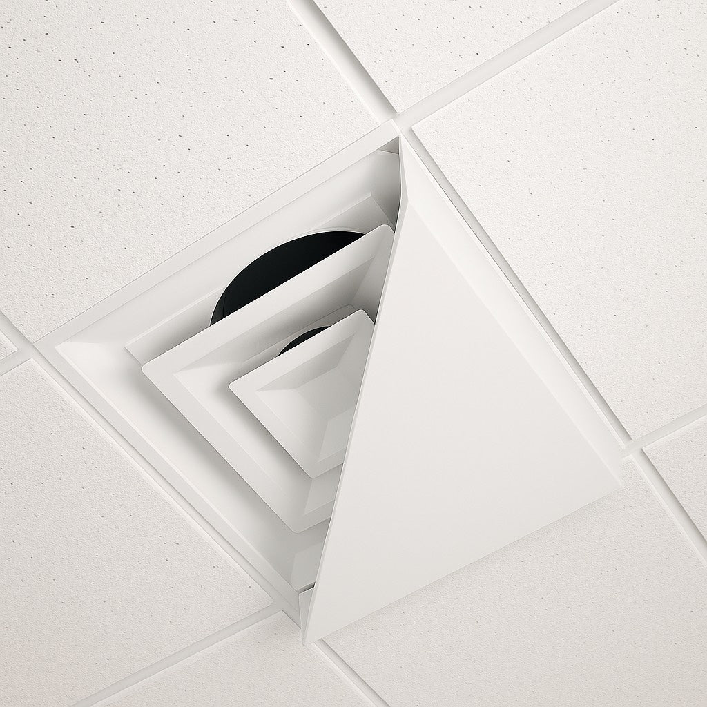 Plastic Ceiling Corner Air Diverter - 1800ceiling