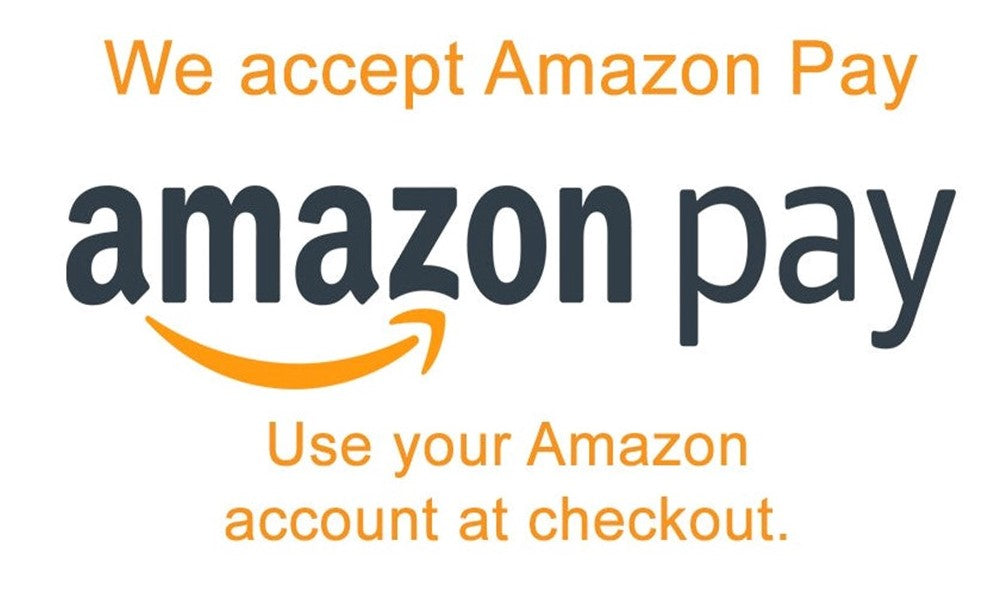 We accept Amazon Pay, Google Pay, Visa, Mastercard, Amex, Paypal