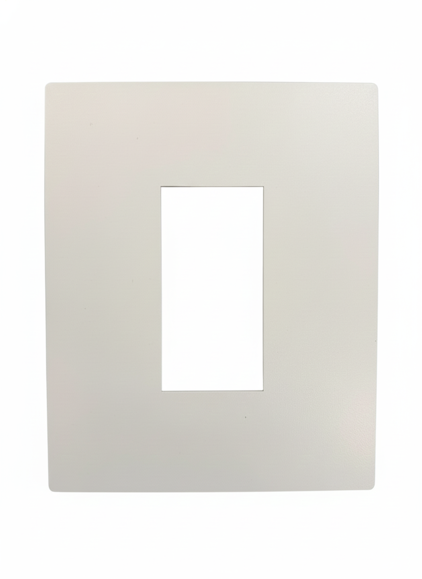 Custom Rectangle Goof Plates-White