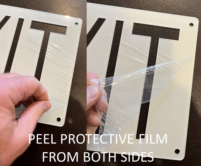 Exit Signs-Glow In The Dark - 1800ceiling