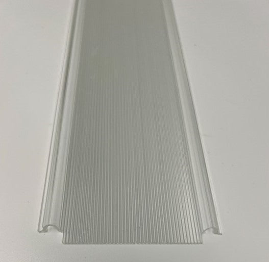 Hillrom Shallow Wrap Lens, 4.25" wide, for Health Care Bed Light #4113LE-4218-48.25 - 1800ceiling