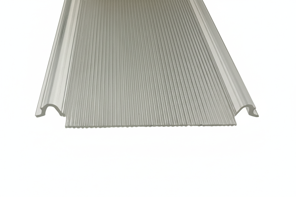 Hillrom Shallow Wrap Lens, 4.25" wide, for Health Care Bed Light #4113LE-4218-48.25 - 1800ceiling