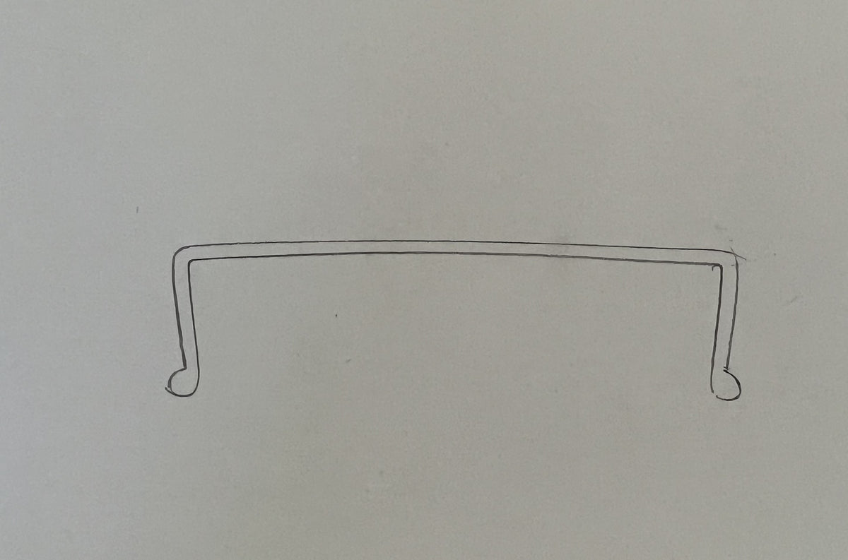 3.75in W x 1in H x 46.5in Long Stipple texture-White acrylic. (10 piece min.) - 1800ceiling