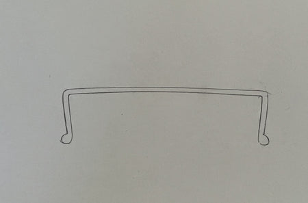 3.75in W x 1in H x 46.5in Long Stipple texture-White acrylic. (10 piece min.) - 1800ceiling