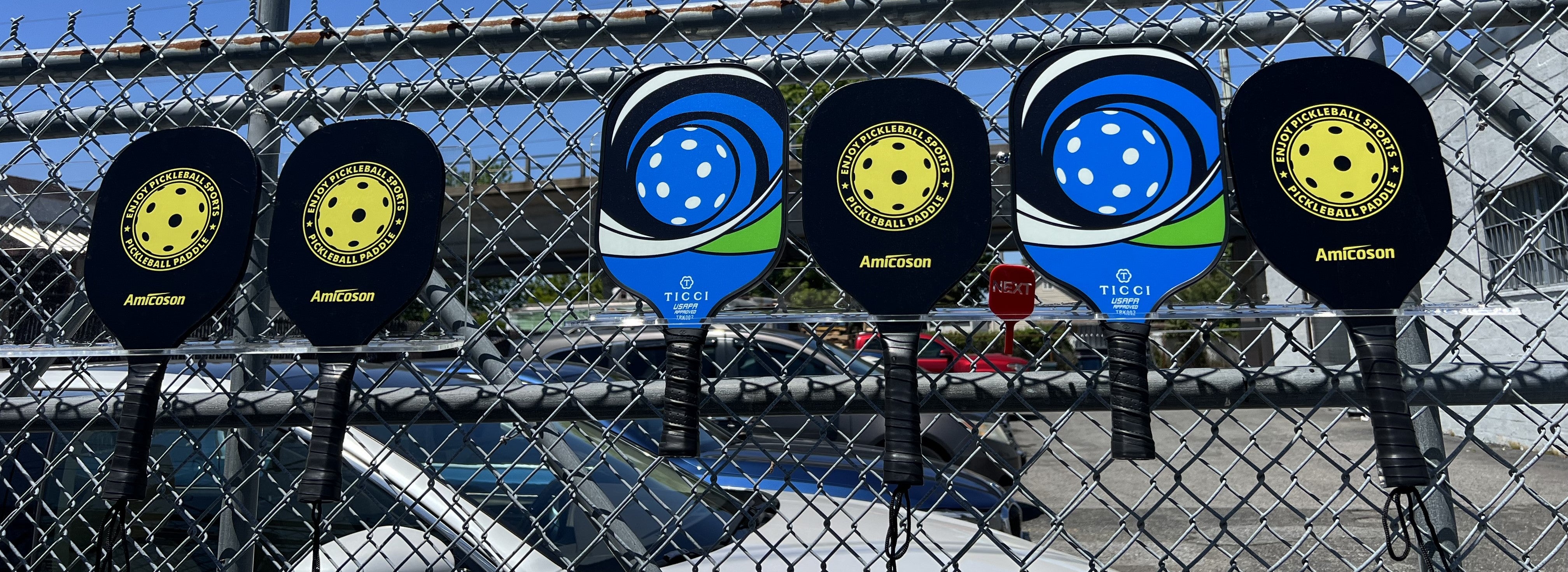 PickleBall Paddle Rack - 1800ceiling