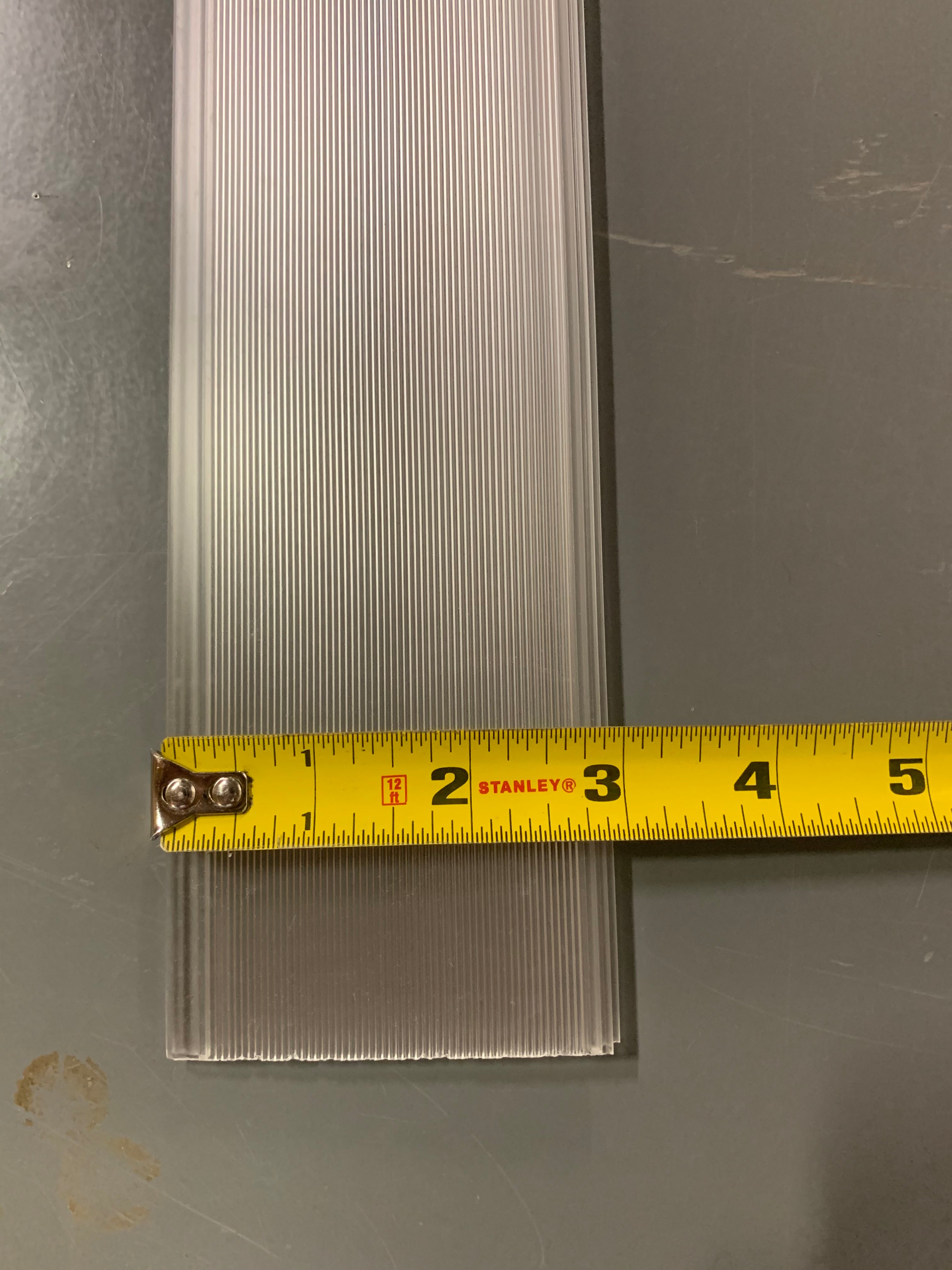 Ribbed Flat Snap-In Replacement Cover 3" wide (422) - 1800ceiling