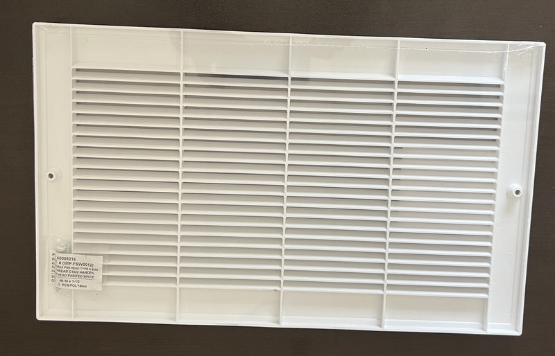 Plastic Sidewall Air Grille-White - 1800ceiling