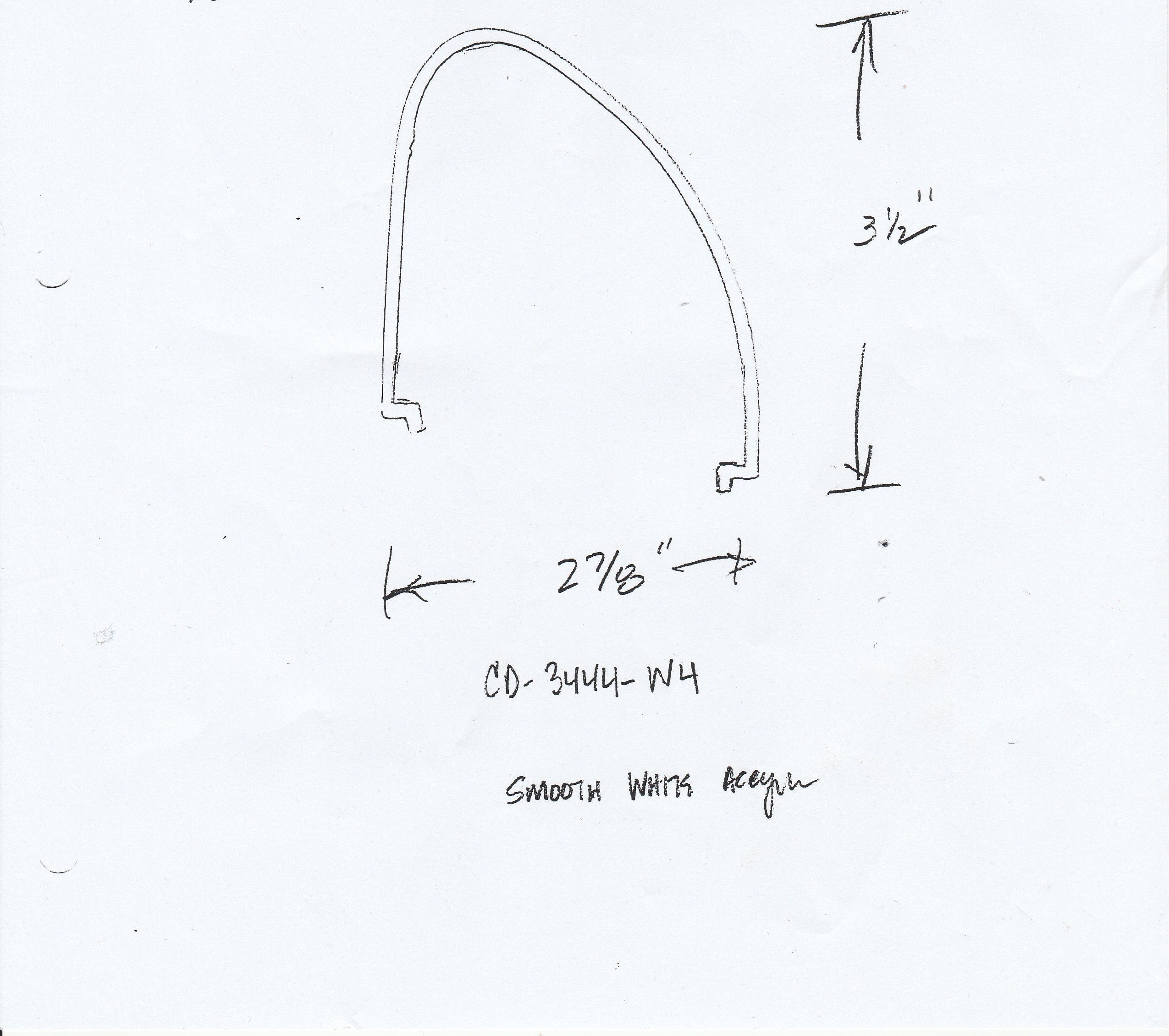 Vanity Wrap-24-15/16" Long - 1800ceiling