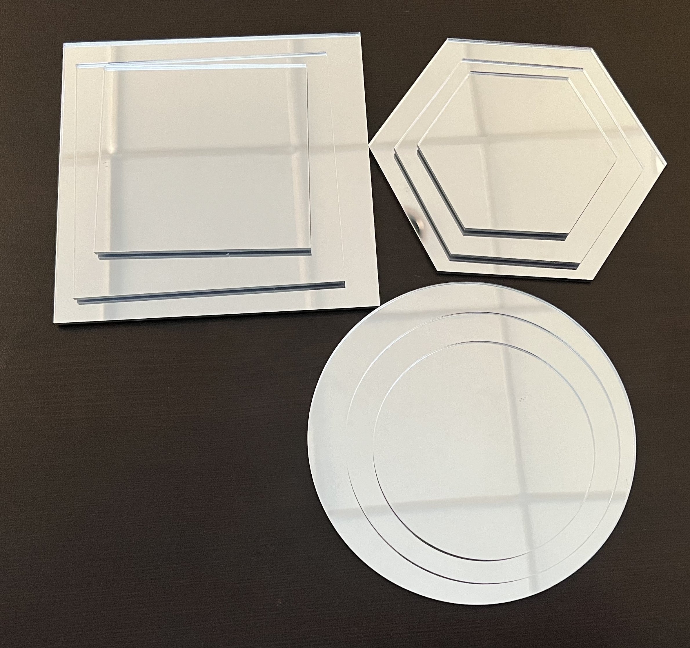 Mirror Coasters, Mosaic Tiles-Pack of 4 – 1800ceiling