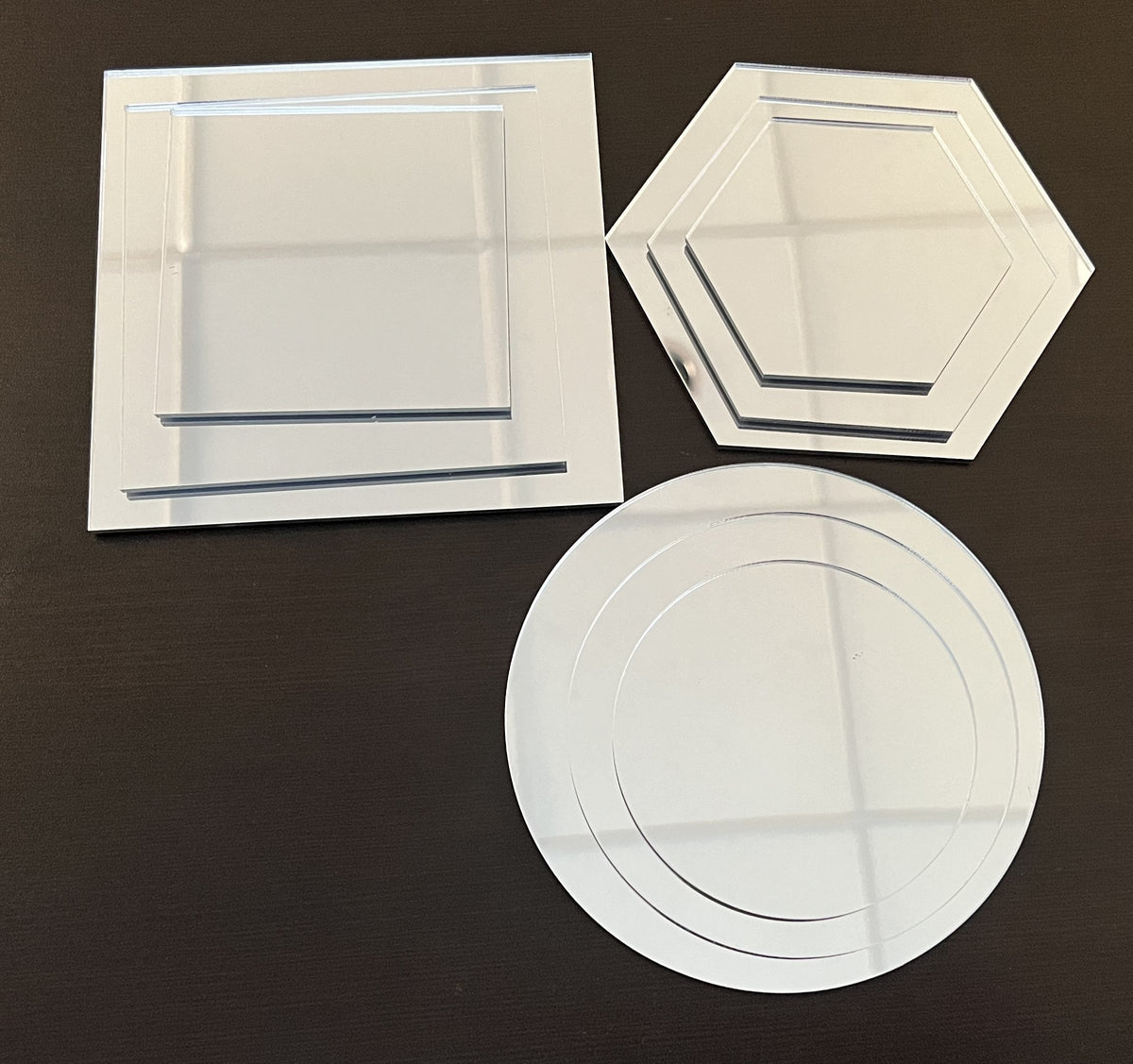 Mirror Coasters, Mosaic Tiles-Pack of 4 - 1800ceiling