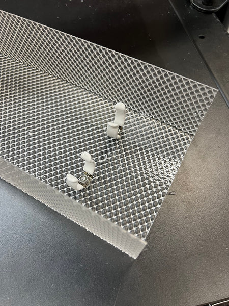 4' Long PRISMATIC Clip On Wrap for 2 Bulb Fixture-5.5in. W - 1800ceiling