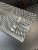 4' Long PRISMATIC Clip On Wrap for 2 Bulb Fixture-5.5in. W - 1800ceiling