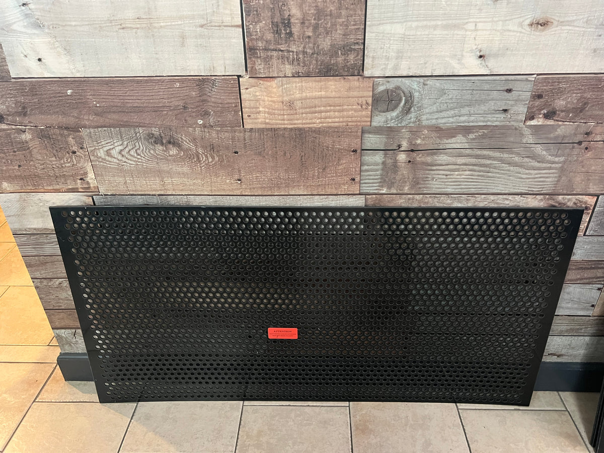 2'x4' Black Plastic Perforated tile, .5in. Perforations - 1800ceiling