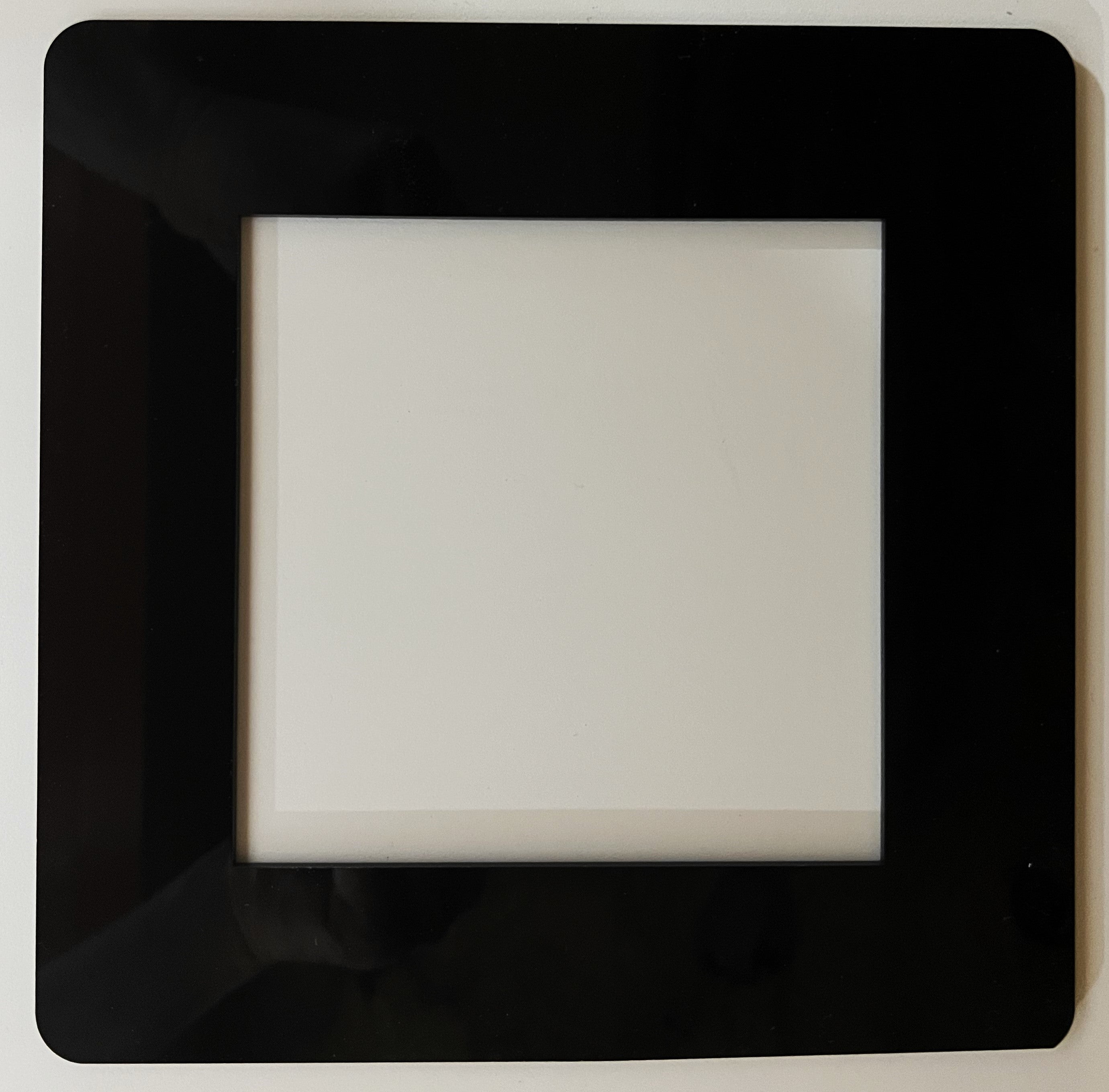 Black Custom Square Goof Plates, .118 gauge black acrylic - 1800ceiling