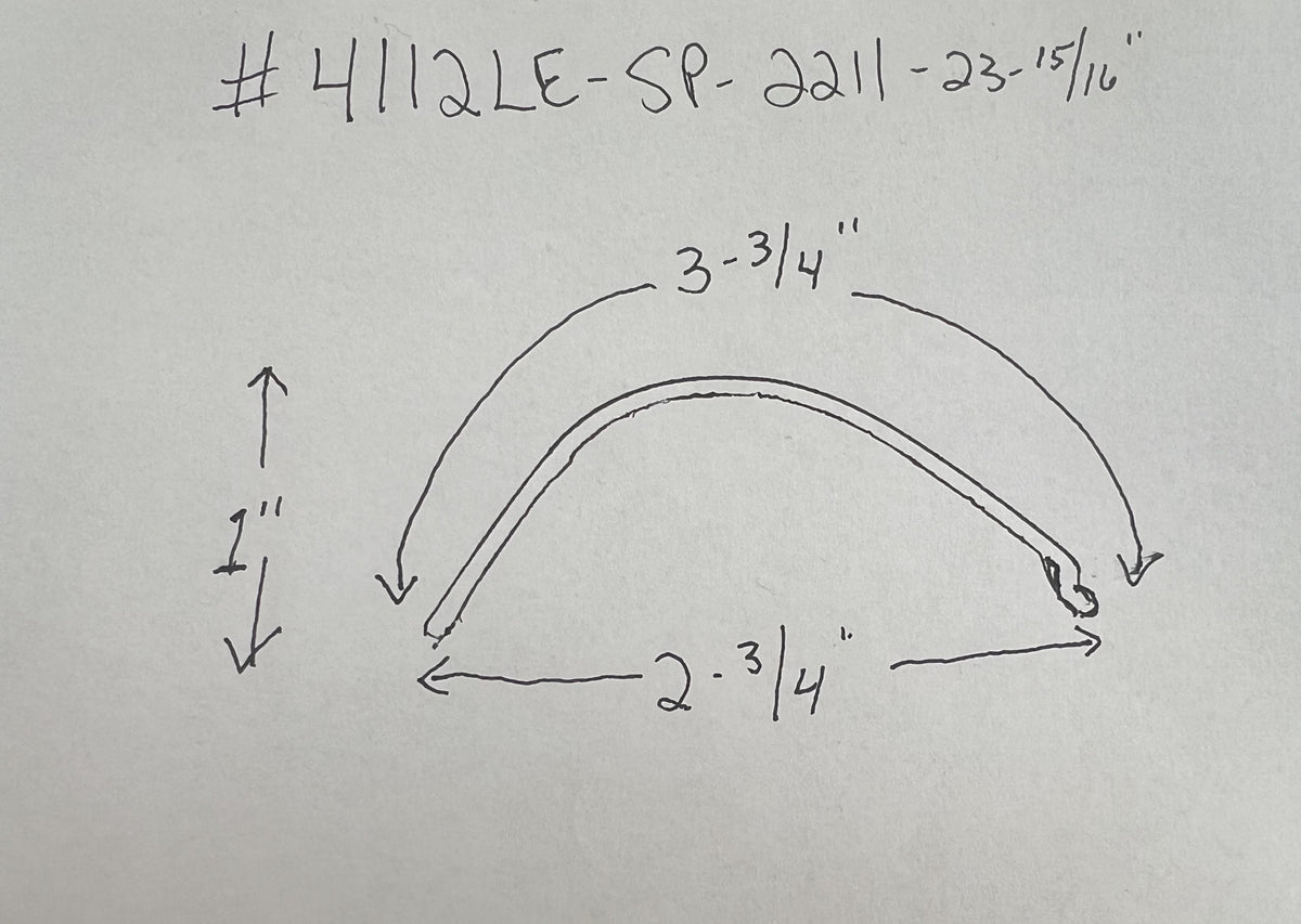 L Shaped White Acrylic Lens-23-15/16" Long - 1800ceiling