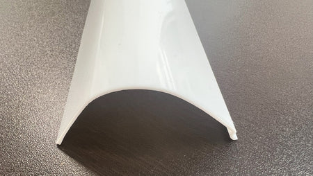 L Shaped White Acrylic Lens-23-15/16" Long - 1800ceiling