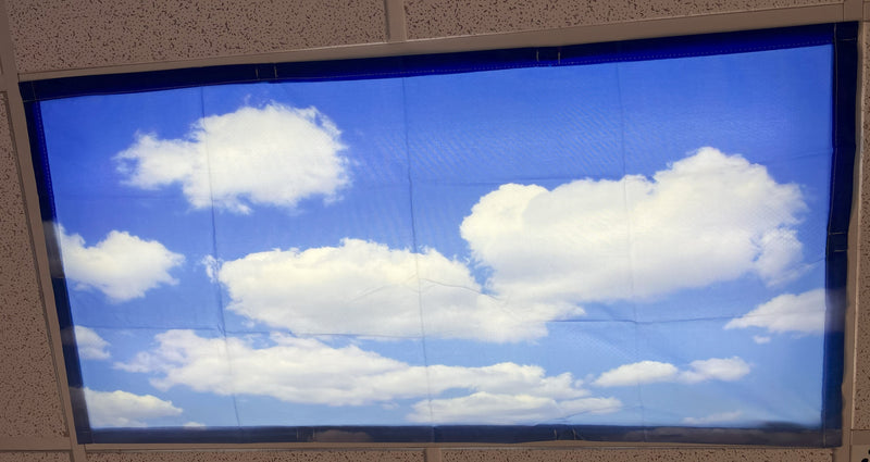 Fluorescent Light Covers-Magnetic/Fabric,2'x4' - 1800ceiling