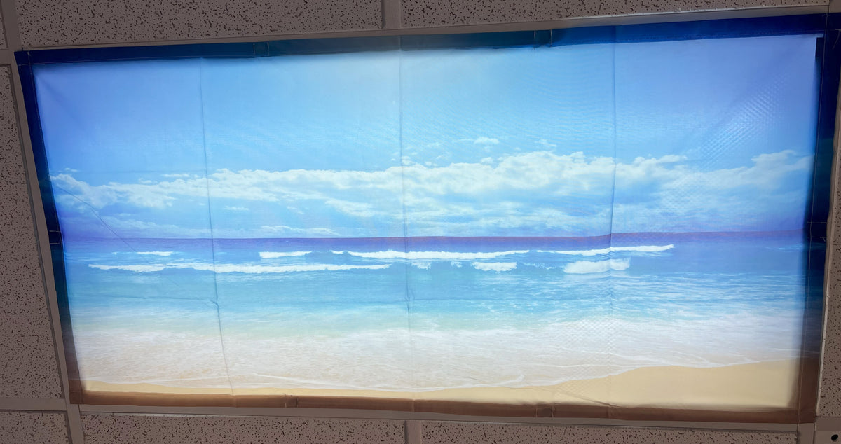 Fluorescent Light Covers-Magnetic/Fabric,2'x4' - 1800ceiling