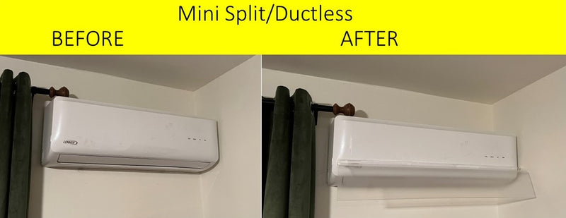 Mini Split & Ductless Air Deflector - 1800ceiling