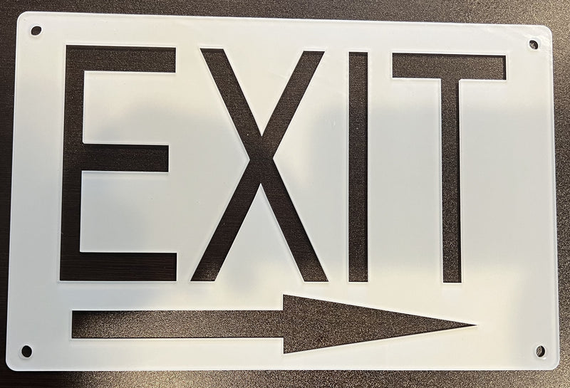 Exit Signs-Glow In The Dark - 1800ceiling