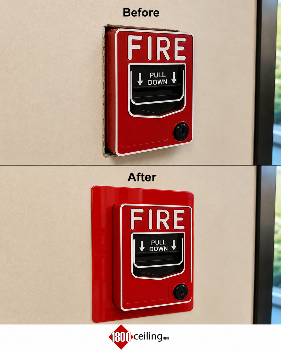 Red Custom Square Goof Plates .118 gauge red acrylic