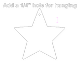 Glow In The Dark Star - 1800ceiling