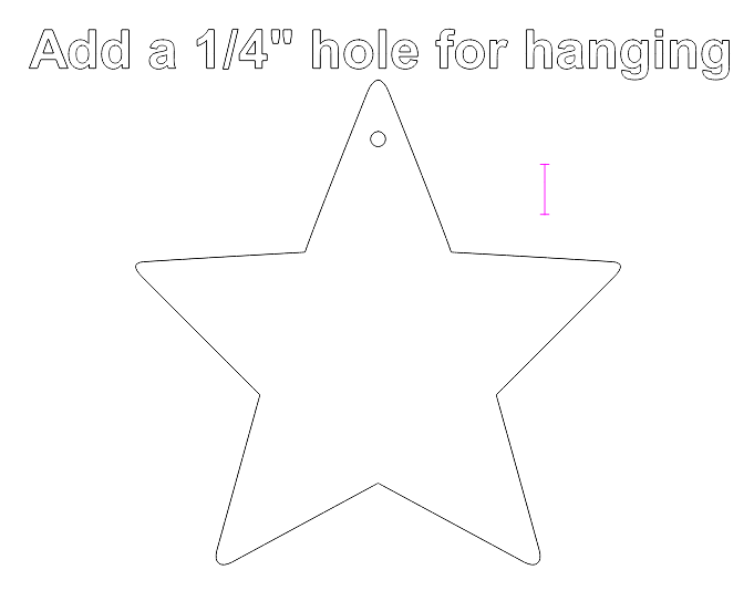 Glow In The Dark Star - 1800ceiling