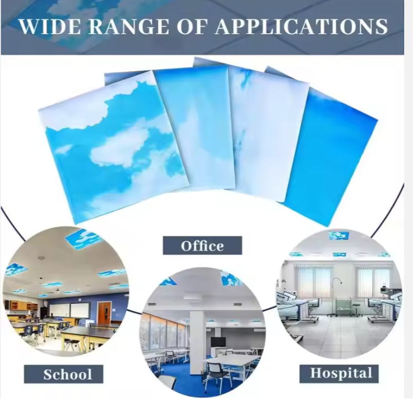 Fluorescent Light Covers-Magnetic/Fabric,2'x4' - 1800ceiling