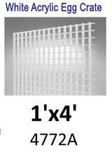 White Acrylic Egg Crate Light Lens-5/16" Thick