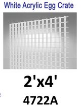 White Acrylic Egg Crate Light Lens-5/16" Thick