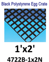 Black Polystyrene Egg Crate Louvers