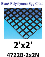 Black Polystyrene Egg Crate Louvers