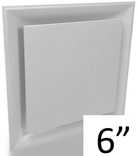 Stratus White Plastic PLAQUE Style 2'x2' Air Diffuser