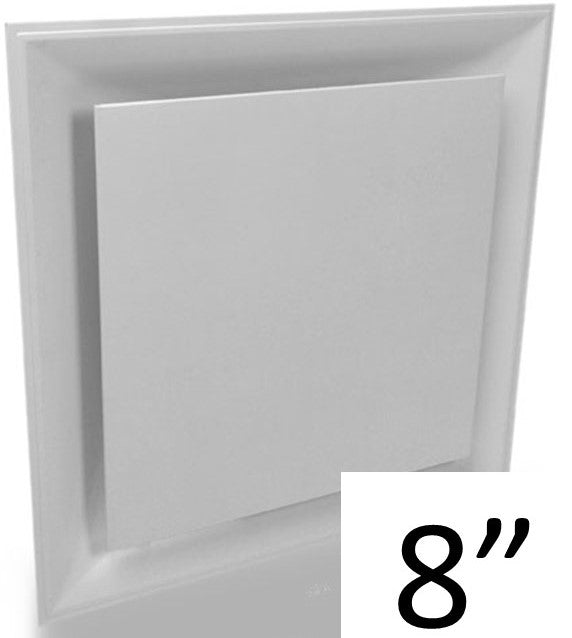 Stratus White Plastic PLAQUE Style 2'x2' Air Diffuser
