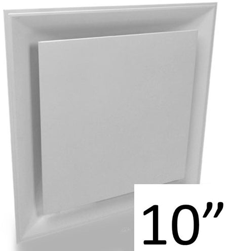 Stratus White Plastic PLAQUE Style 2'x2' Air Diffuser - 1800ceiling