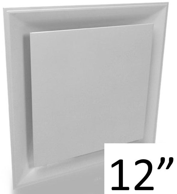 Stratus White Plastic PLAQUE Style 2'x2' Air Diffuser